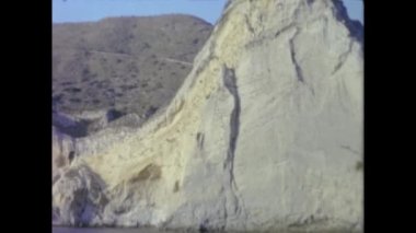 Ischia, İtalya Haziran 1964: Ischia kıyı şeridi manzarası 60 