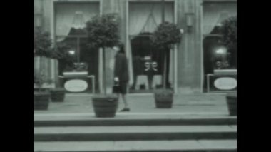 ESTE, İtalya Nisan 1964: 60 'larda şehirde lüks bir restoran