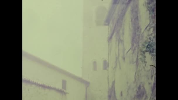 Arqua Talya 1964 Petrarca House Ünlü Talyan Şairin Tarihi Evi — Stok video