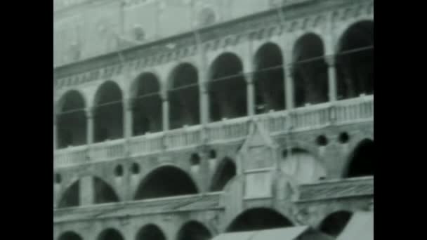 Padua Italia Aprile 1964 Padova Street View Anni — Video Stock