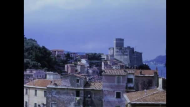 Lerici Italia Junio 1967 Vista Panorámica Lerici Los Años — Vídeos de Stock