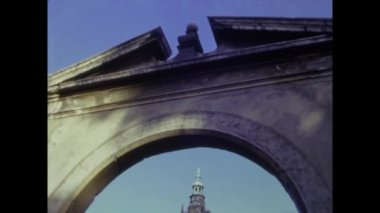 Litomerice, Çek Cumhuriyeti Nisan 1967: Litomerice City view in 60 's