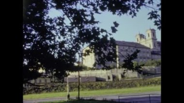 Litomerice, Çek Cumhuriyeti Nisan 1967: Litomerice City view in 60 's
