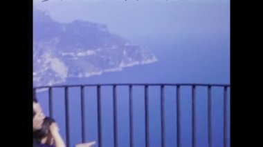 Como, İtalya Mayıs 1966: Aile tatili Como Gölü