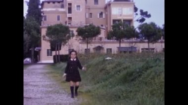 Como, İtalya 1966: 60 'larda küçük bir açık hava parkı