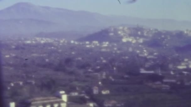 Frosinone Italia Marzo 1960 Scena Volo Elicottero Negli Anni — Video Stock