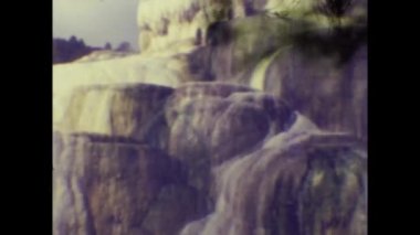 Nevada, ABD Kasım 1974: 70 'lerde Yellowstone Ulusal Parkı