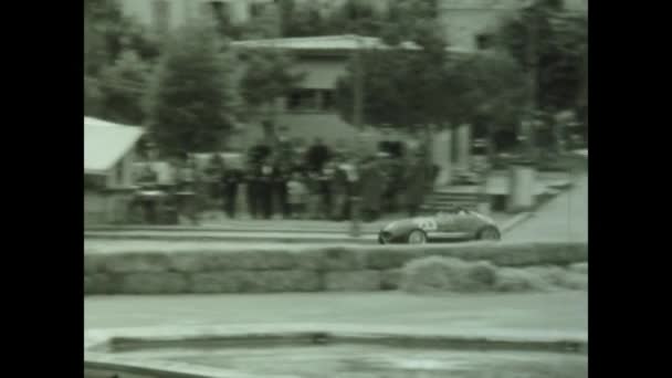 Teramo Itália Maio 1956 Circuito Del Castello Corrida Carro Histórico — Vídeo de Stock