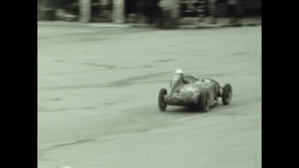 Teramo Italy May 1956 Circuito Del Castello Historic Car Race — Stock Video