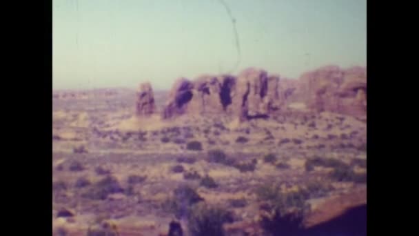 Arizona Estados Unidos Novembro 1974 Grand Canyon View 70S — Vídeo de Stock