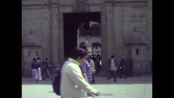 Città Del Messico Messico Maggio 1974 Città Del Messico Vista — Video Stock