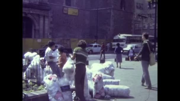 Città Del Messico Messico Maggio 1974 Città Del Messico Vista — Video Stock