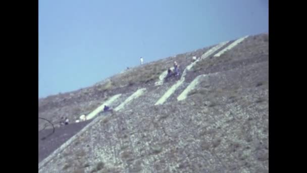 멕시코 1974 Teotihuacan Archeological Site View — 비디오