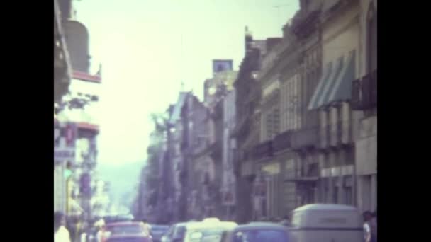 墨西哥城 墨西哥 1974年 70年代的墨西哥城观点 — 图库视频影像