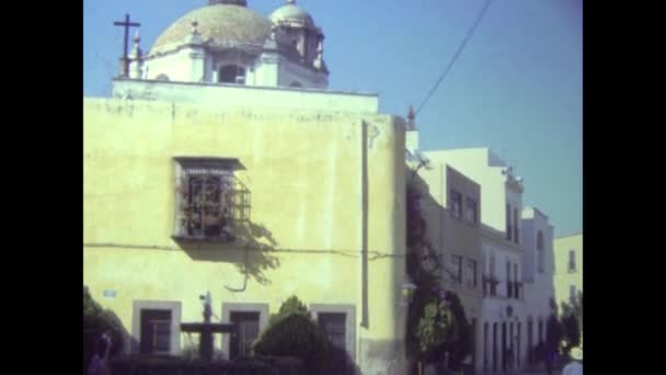 Μέριδα Μεξικό Μάιος 1974 Θέα Στην Πόλη Της Μέριδα — Αρχείο Βίντεο