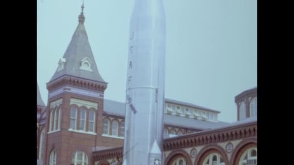 Washington États Unis Mars 1972 Musée National Air Espace Dans — Video