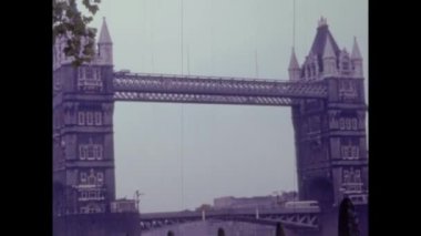 Londra, Birleşik Krallık 1973: 60 'larda Tower Bridge London