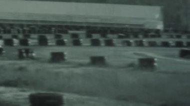 Vallelunga, İtalya 1964: 60 'larda go kart yarışı