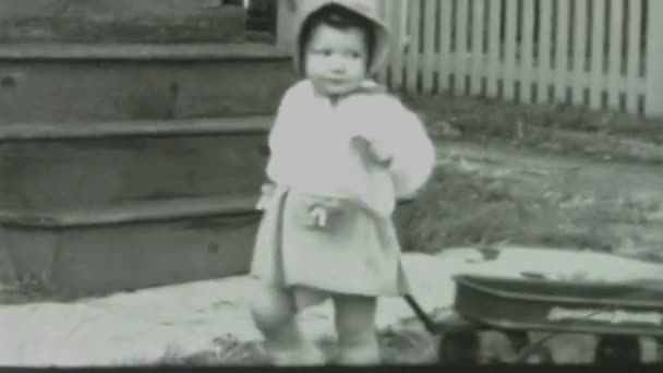 Belleville Usa Juni 1948 Kindheitserinnerungen Freien Den 40Er Jahren — Stockvideo