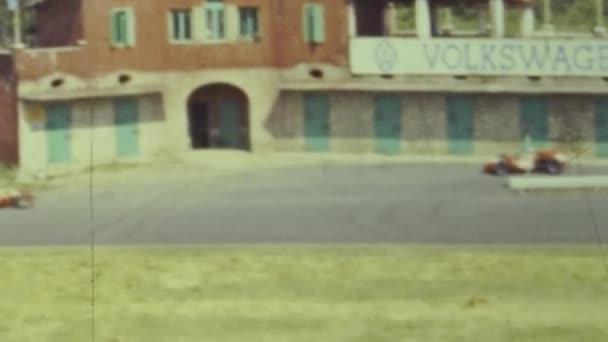 Vallelunga Talya 1964 Vallelunga Pistinde Formula Yarışı Talya Larda — Stok video
