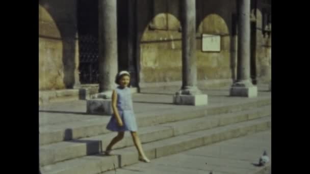 Venetië Italië Juni 1964 Bezoek Een Historische Kerk Jaren — Stockvideo