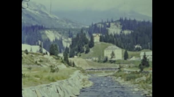 Wenecja Włochy Czerwiec 1964 Wakacje Nad Jeziorem Garda Latach Tych — Wideo stockowe
