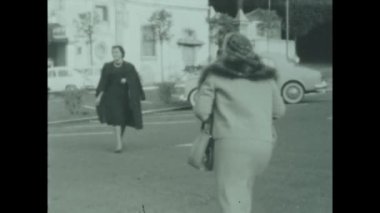 Pisa, İtalya 1960: 60 'lı yıllarda aile anıları