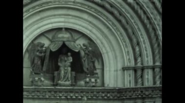 Roma, İtalya 1964 olabilir: 60 'larda antik kilise mimarisi ayrıntıları