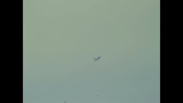 Aviano Talya 1962 Larda Amerikan Hava Kuvvetleri Hava Üssü Hava — Stok video