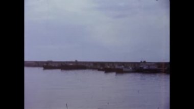 Atina, Yunanistan Haziran 1965: Atina Limanı manzarası 60 'larda