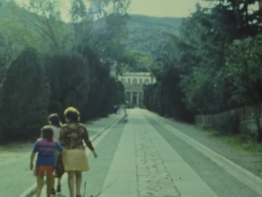 Elba Adası, İtalya Eylül 1973: Elba Adası manzara manzarası 70 'lerde