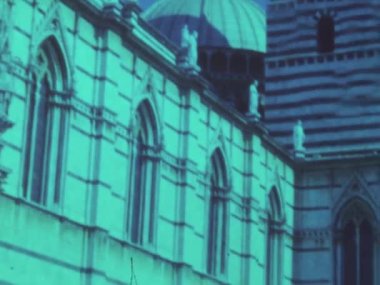 Siena, İtalya Temmuz 1964: 60 'lardaki Siena sahnesi