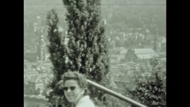 Alpy Itálie Květen 1964 Letní Alpské Panorama Letech — Stock video