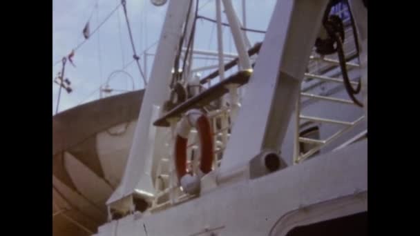Aten Grekland Juni 1965 Utsikt Över Aten Från Hamnen Talet — Stockvideo
