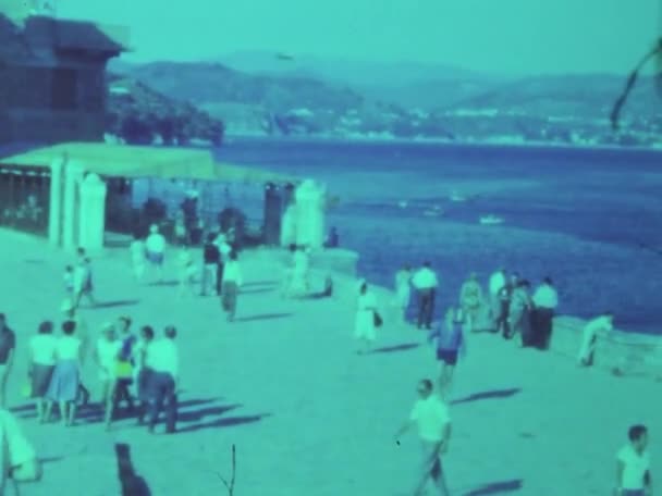 Portovenere Itália Julho 1964 Paisagem Costeira Portovenere Nos Anos — Vídeo de Stock