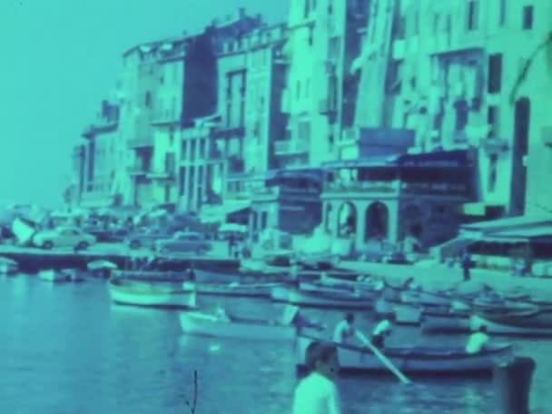 Portovenere Talya Temmuz 1964 Larda Portovenere Manzarası — Stok video