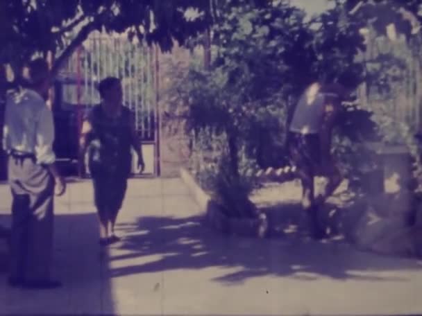 Rom Italien Juni 1964 Gamle Familieminder Erne – Stock-video