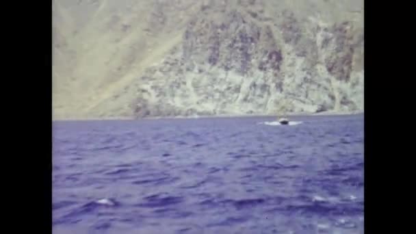 Messina Italy June 1964 Messina Coast View 60S — Stock Video