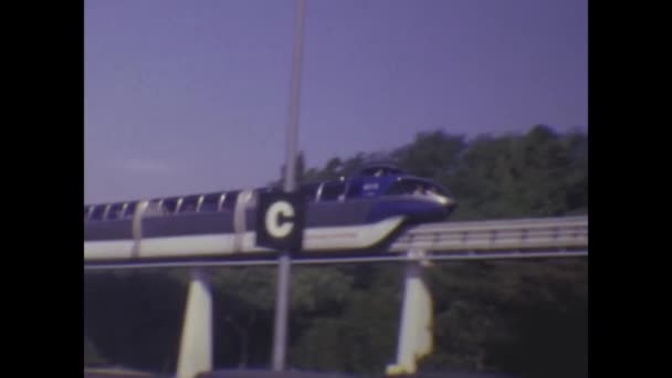 Los Angeles États Unis Mai 1974 Parc Attractions Disneyland Dans — Video