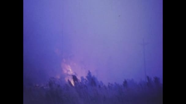 San Francisco United States Μάιος 1974 Πυρκαγιά Εθνικού Πάρκου Γιοσέμιτι — Αρχείο Βίντεο