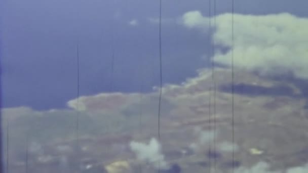 Лечче Италия Май 1959 Аэробатический Самолет Полете Годы — стоковое видео