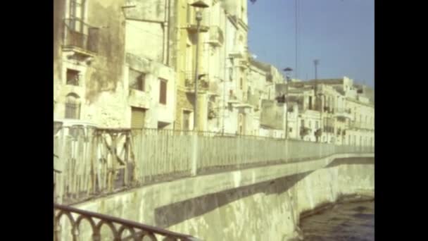 Valletta Malta June 1964 Malta Coast View 60S — Stock Video