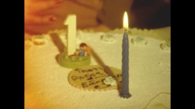 Roma, İtalya 1964: 60 'ların ilk doğum günü pastası