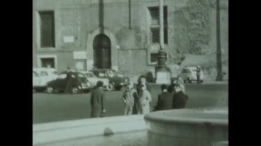 Roma, İtalya 1964: Roma 60 'larda siyah beyaz