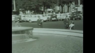 Roma, İtalya 1964: Roma 60 'larda siyah beyaz