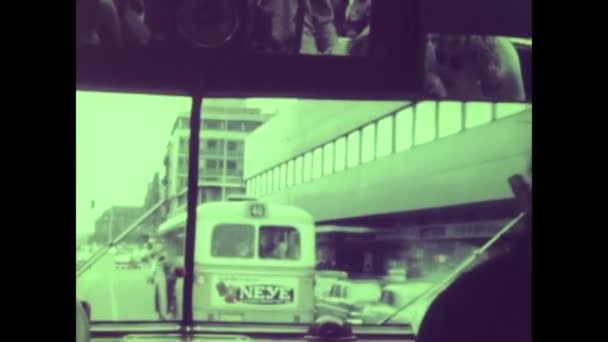 Kopenhagen Dänemark Mai 1964 Kopenhagener Stadtbild Den 60Er Jahren — Stockvideo