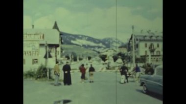 Cortina D 'ampezzo, İtalya 1964: 60' larda Cortina D 'ampezzo görünümü