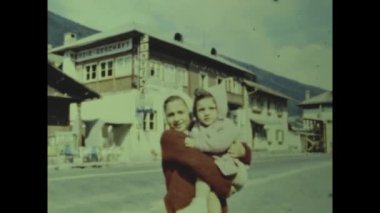 Cortina D 'ampezzo, İtalya 1964: 60' larda Cortina D 'ampezzo görünümü