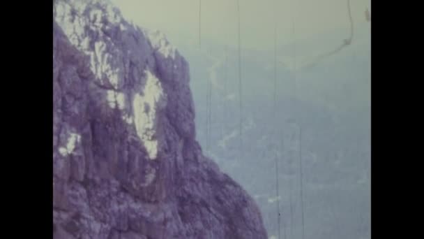 Moena Italia Mayo 1964 Alpes Rocosos Los Años — Vídeo de stock