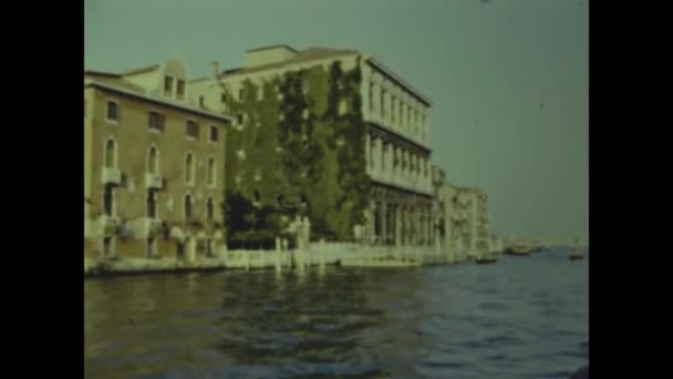 Venise Italie Mai 1964 Scène Venise Dans Les Années — Video